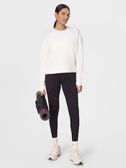 Sweaty Betty White After Class Crop Sweatshirt - Image 4 of 7