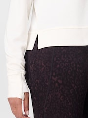 Sweaty Betty White After Class Crop Sweatshirt - Image 5 of 7