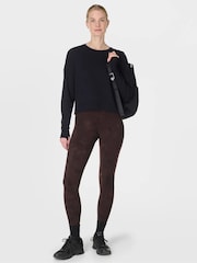 Sweaty Betty Brown 7/8 Length Power Workout Leggings - Image 4 of 9