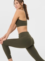 Sweaty Betty Green Power 7/8 Workout Leggings - Image 5 of 9