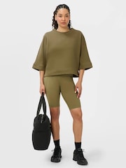棕色 - Sweaty Betty Power 9" 机车短裤 - 6的图像3｝