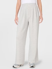 Sweaty Betty Grey Sand Wash Wide Leg Trousers - Image 2 of 6