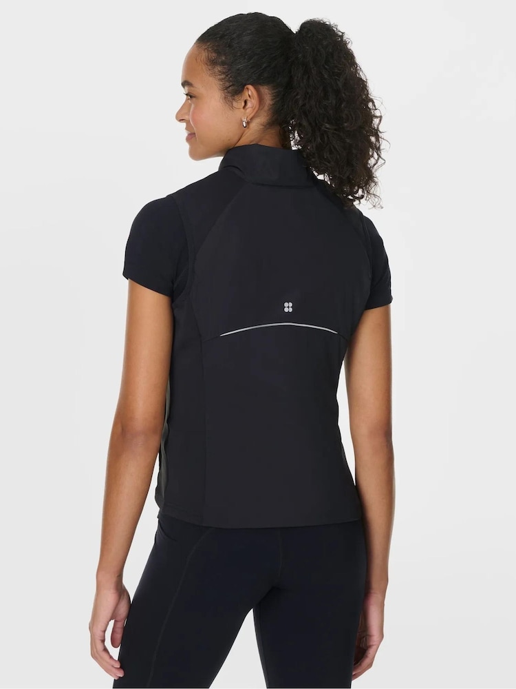 Sweaty Betty Black Runners High Gilet - Image 2 of 7