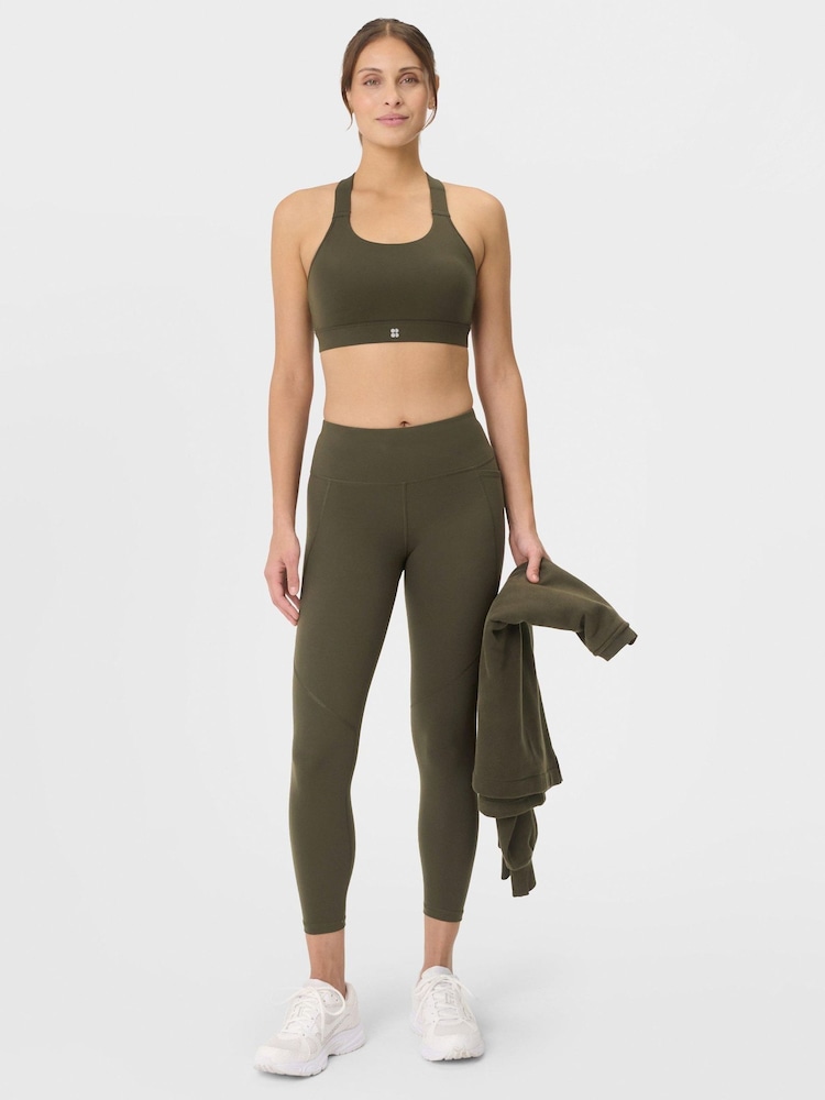 Sweaty Betty Green 27 inch inside seam Power Workout Leggings - Image 2 of 10