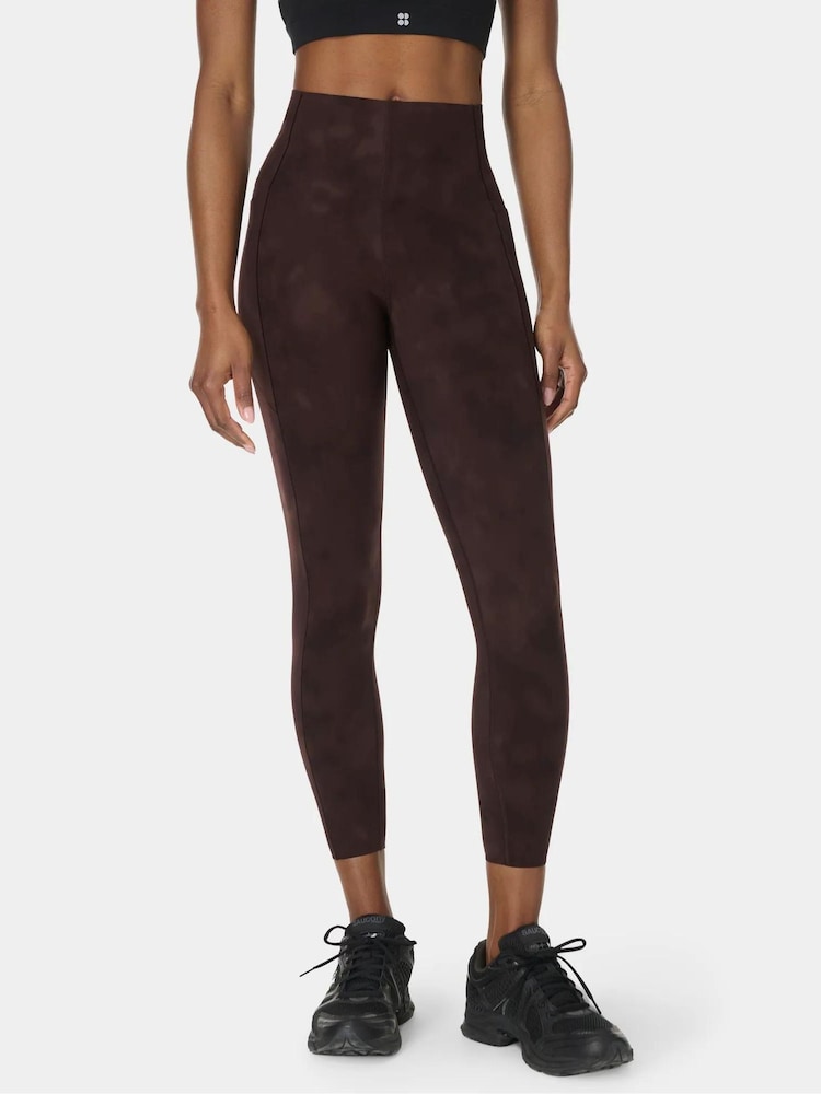 Sweaty Betty Brown Power UltraSculpt 7/8 High Waist Leggings - Image 1 of 8 Sweaty Betty Brown Power UltraSculpt 7/8 High Waist Leggings - Image 1 of 8