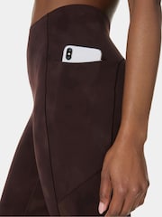 Sweaty Betty Brown Power UltraSculpt 7/8 High Waist Leggings - Image 3 of 8