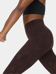 Sweaty Betty Brown Power UltraSculpt 7/8 High Waist Leggings - Image 5 of 8