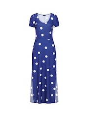 Hot Squash Split Hem Scoop Neck Maxi Dress - Bild 3 von 3