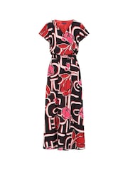 Robe longue Hot Squash en mousseline - Image 4 sur 4