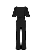 Hot Squash Drop Shoulder Black Jumpsuit - Image 1 of 1
