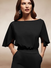 Hot Squash Drop Shoulder Jumpsuit - Imaginea 4 din 5