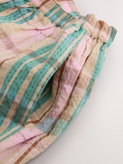 Pink/Green Check Cuffed Trousers (3-16yrs) - Image 4 of 4