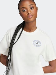 adidas White Farmers Market Graphic T-Shirt - Image 4 of 6
