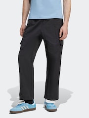 adidas originals Black Adicolor Classics 3-Stripes Cargo Trousers - Image 1 of 6