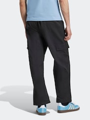 adidas originals Black Adicolor Classics 3-Stripes Cargo Trousers - Image 2 of 6