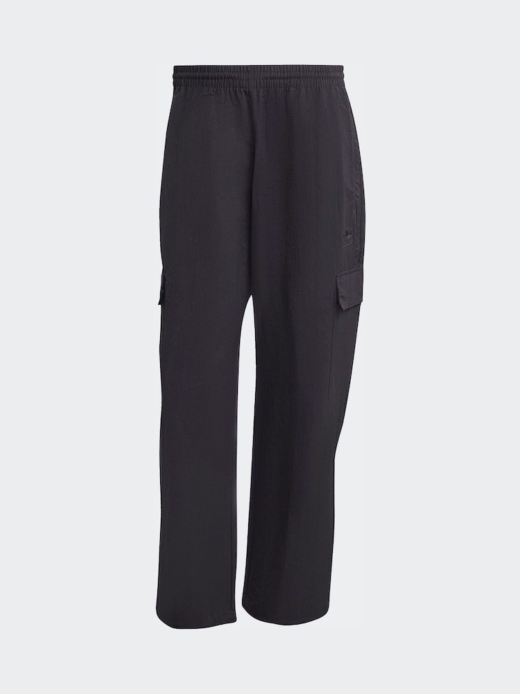 adidas originals Black Adicolor Classics 3-Stripes Cargo Trousers - Image 6 of 6