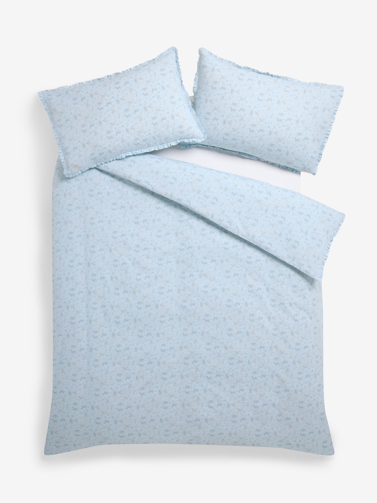 Shabby Chic by Rachel Ashwell® Georgie Ditsy Floral Petite Ruffle Duvet Cover and Pillowcase Set - Image 1 of 1