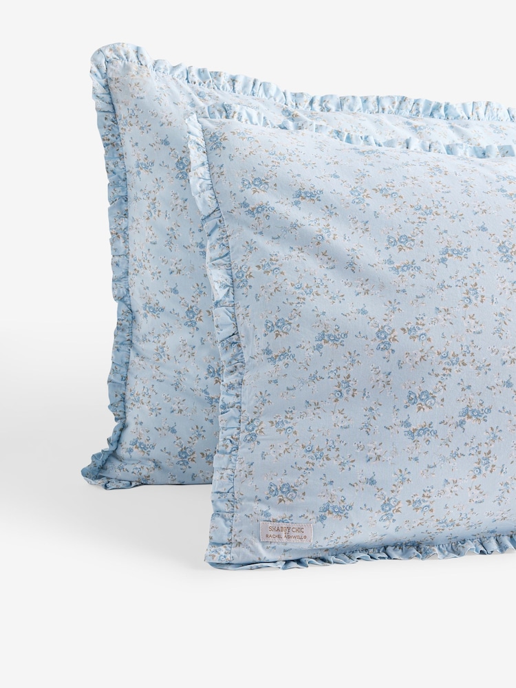 Shabby Chic by Rachel Ashwell® Set of 2 Georgie Ditsy Floral Petite Ruffle Pillowcases - Image 4 of 4