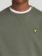 Lyle & Scott Green Crew Neck Boys Sweatshirt - Image 4 of 7