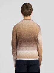 Braun - Lyle & Scott Ombre Crew Neck Jumper - Bild 4 von 6
