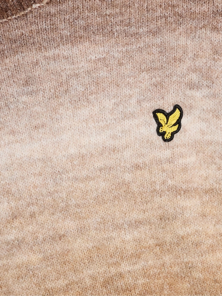 Braun - Lyle & Scott Ombre Crew Neck Jumper - Bild 6 von 6 Braun - Lyle & Scott Ombre Crew Neck Jumper - Bild 6 von 6