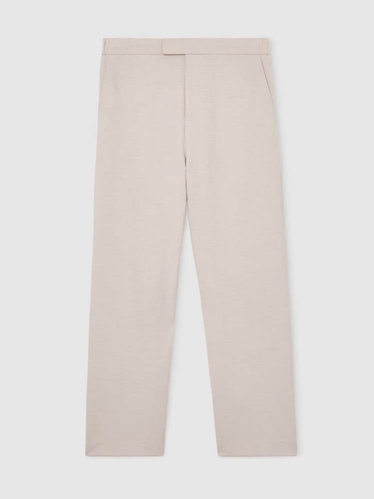 Reiss Stone Found Relaxed Fit Stretch Drawstring Trousers - Image 2 of 6 Reiss Stone Found Relaxed Fit Stretch Drawstring Trousers - Image 2 of 6