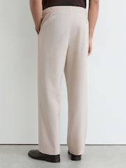 Reiss Stone Found Relaxed Fit Stretch Drawstring Trousers - Image 5 of 6