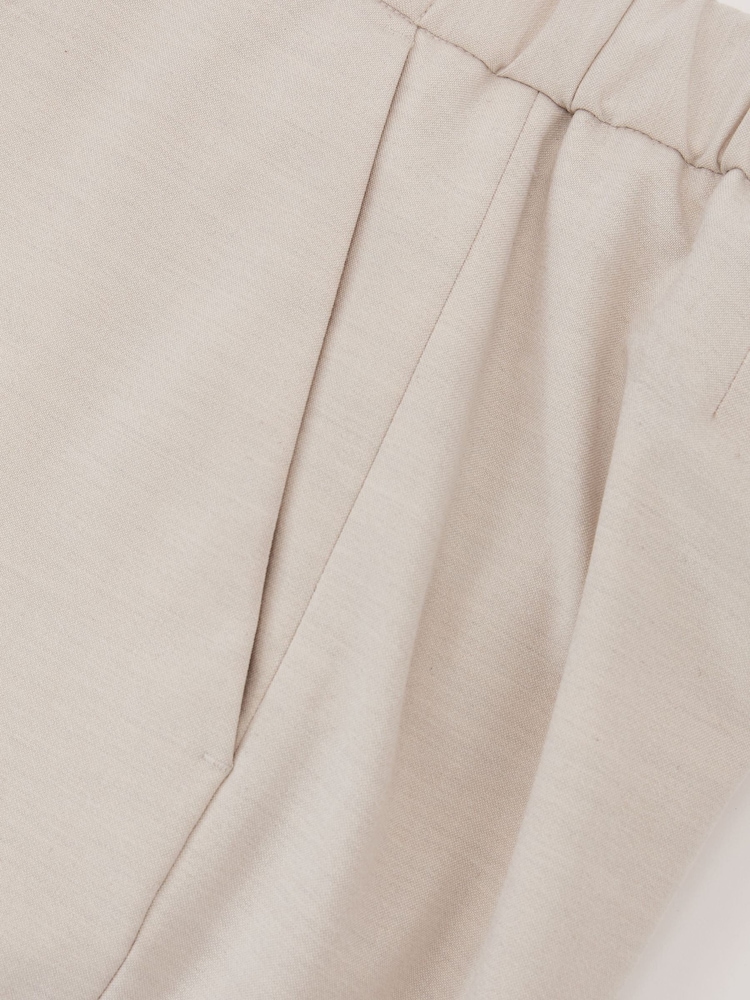 Reiss Stone Found Relaxed Fit Stretch Drawstring Trousers - Image 7 of 7