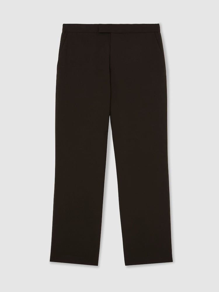 Reiss Brown Found Relaxed Fit Stretch Drawstring Trousers - Image 2 of 7 Reiss Brown Found Relaxed Fit Stretch Drawstring Trousers - Image 2 of 7