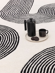 Asiatic Rugs Black Matrix Arches Rug - Image 2 of 6