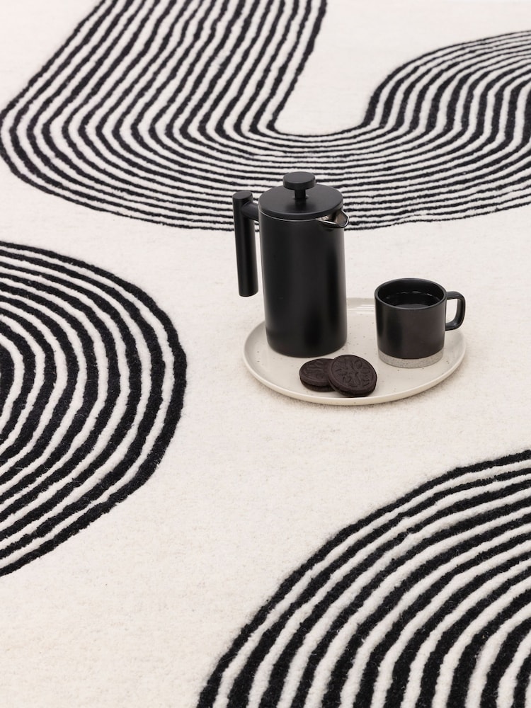 Asiatic Rugs Black Matrix Arches Rug - Image 2 of 6 Asiatic Rugs Black Matrix Arches Rug - Image 2 of 6