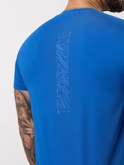 Gym King Blue Stoic Hekla Jersey T-Shirt - Image 4 of 4