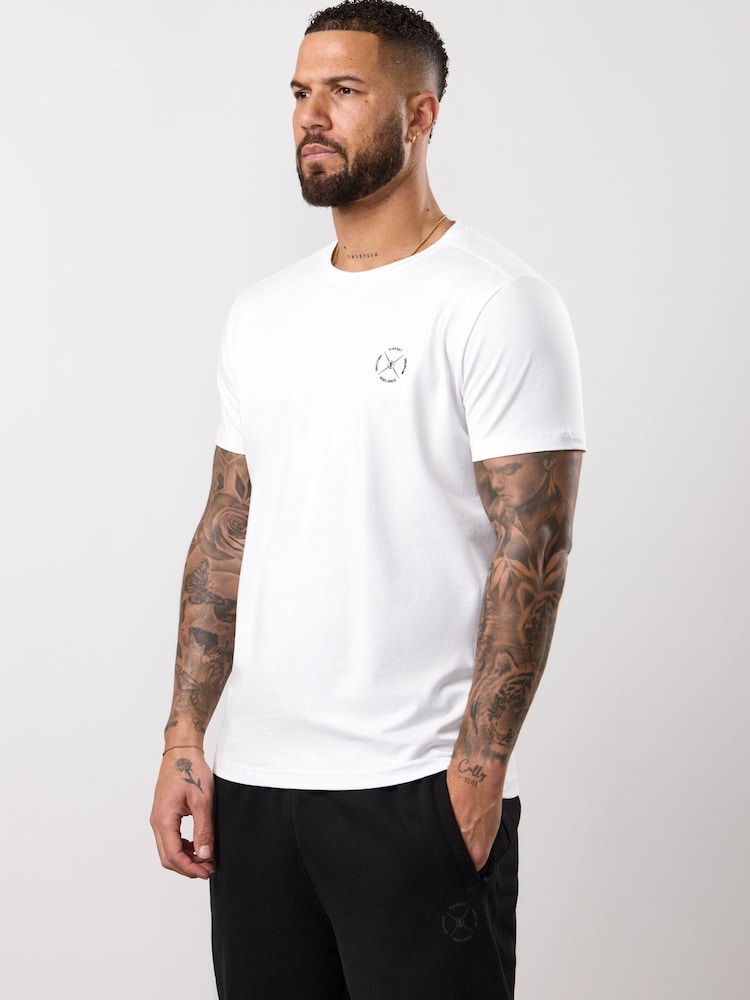 Gym King White Stoic Esja Jersey T-Shirt - Image 2 of 4