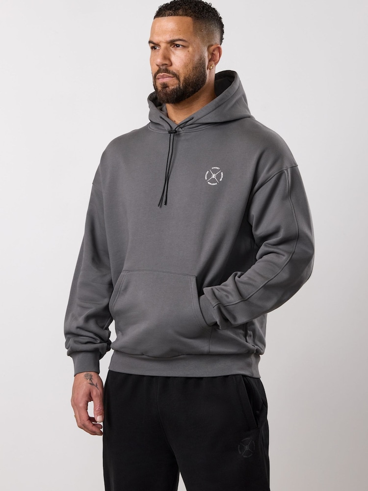 Gym King Grey Stoic Esja Loopback Hoodie - Image 2 of 4