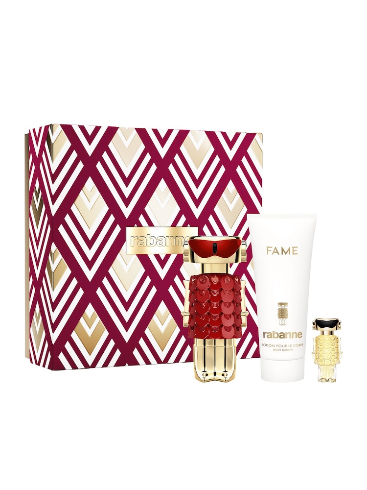 Rabanne Fame In Love Parfum Elixir Refillable 80ml Gift Set - Image 1 of 5