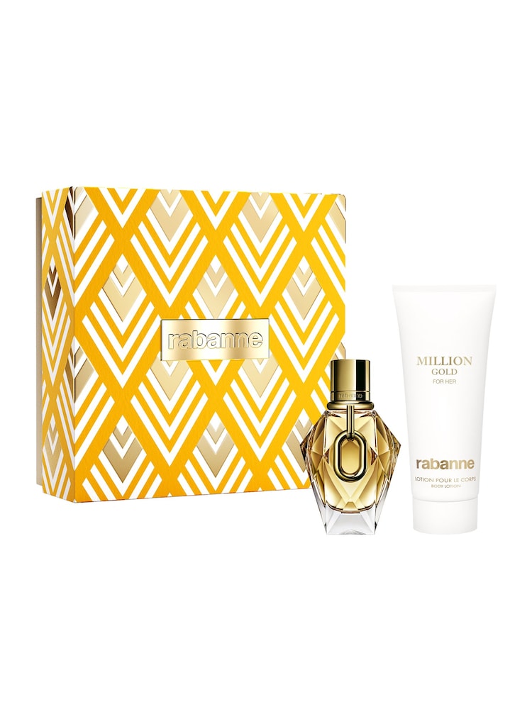 Rabanne Million Gold For Her Eau de Parfum 50ml Gift Set - Image 1 of 5