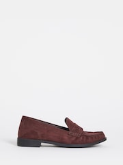 JD Williams Brown Extra Wide Fit Classic Loafers - Image 2 of 4