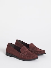 JD Williams Brown Extra Wide Fit Classic Loafers - Image 3 of 4