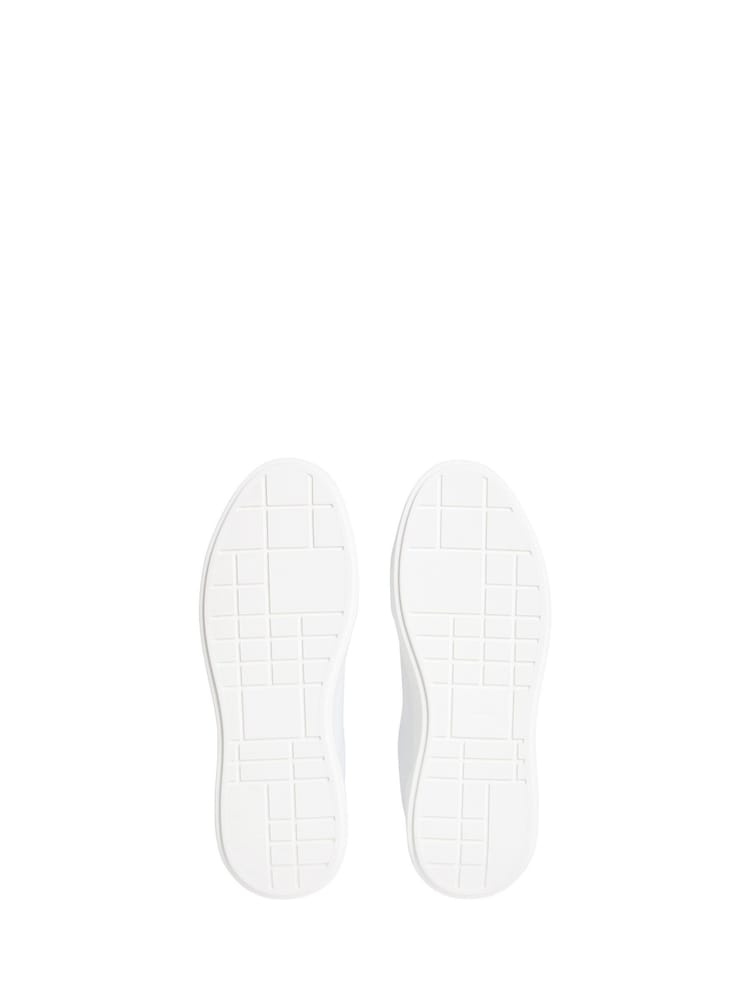 Calvin Klein White Avenue Leather Logo Trainers - Image 5 of 5