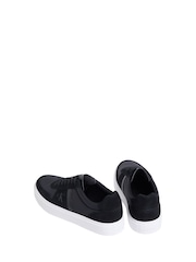 Calvin Klein נעלי עור עם לוגו חתימה - תמונה 3 מתוך 4