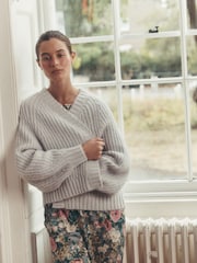 Laura Ashley Chunky Knitted Lounge Cardigan - Imagen 1 de 8