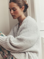 Laura Ashley Chunky Knitted Lounge Cardigan - Imagen 4 de 8