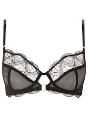 Knickerbox Black Non Pad Balcony Eden Mesh Bra - Image 5 of 5
