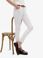 Superdry White Mid Rise Skinny Jeans - Image 6 of 8