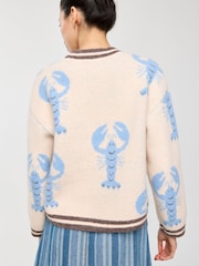 Oliver Bonas Lobster Crew Neck Knitted Jumper - Изображение 2 7