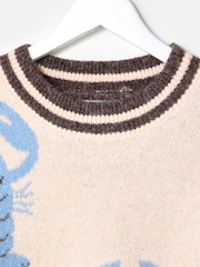 Oliver Bonas Lobster Crew Neck Knitted Jumper - Изображение 5 7