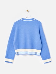 Oliver Bonas Striped Crew Neck Knitted Jumper - Imaginea 4 din 8