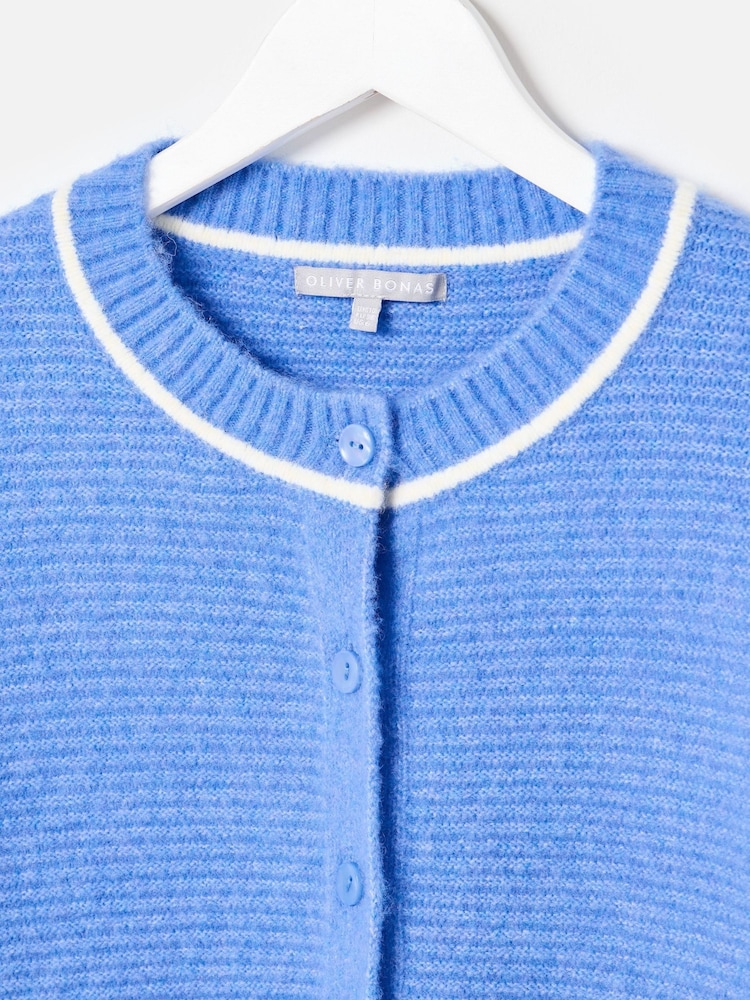 Oliver Bonas Striped Crew Neck Knitted Jumper - Imaginea 8 din 8