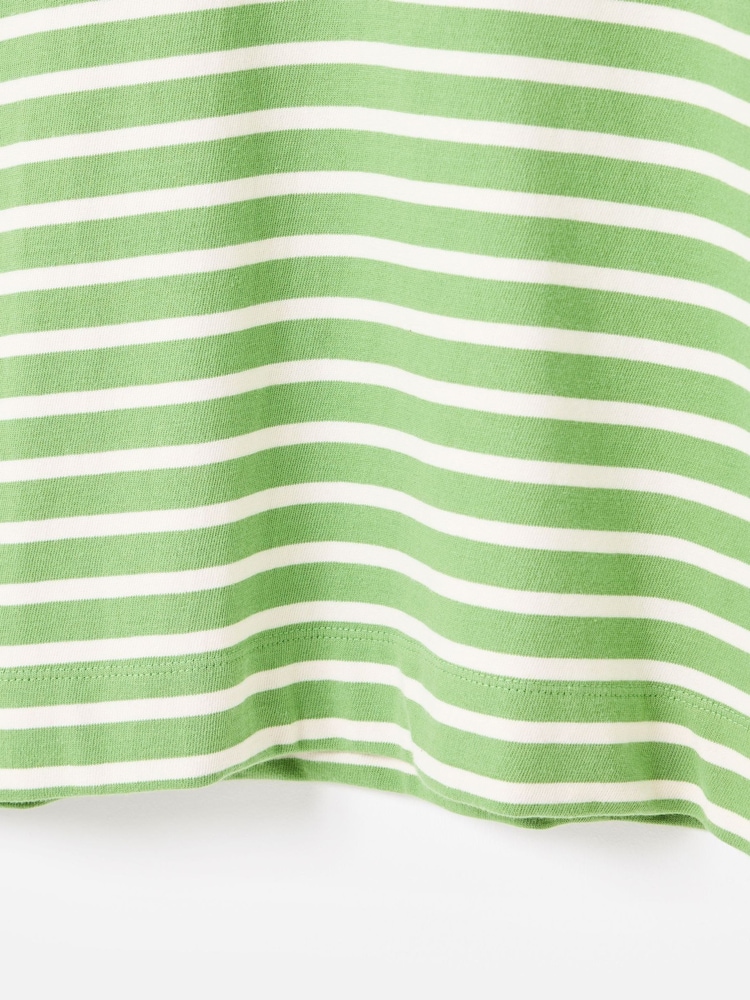 Oliver Bonas Striped Heart Embroidered Long Sleeve Top - Изображение 7 7