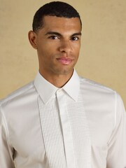 Joules Pleated Bib Front Dress Shirt - Bild 4 av 5